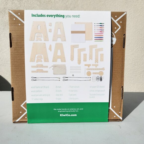 NEW KiwiCo. Kiwi Co. Pendulum Art Machine Spin Art Science Kit Craft Engineering - Picture 4 of 5